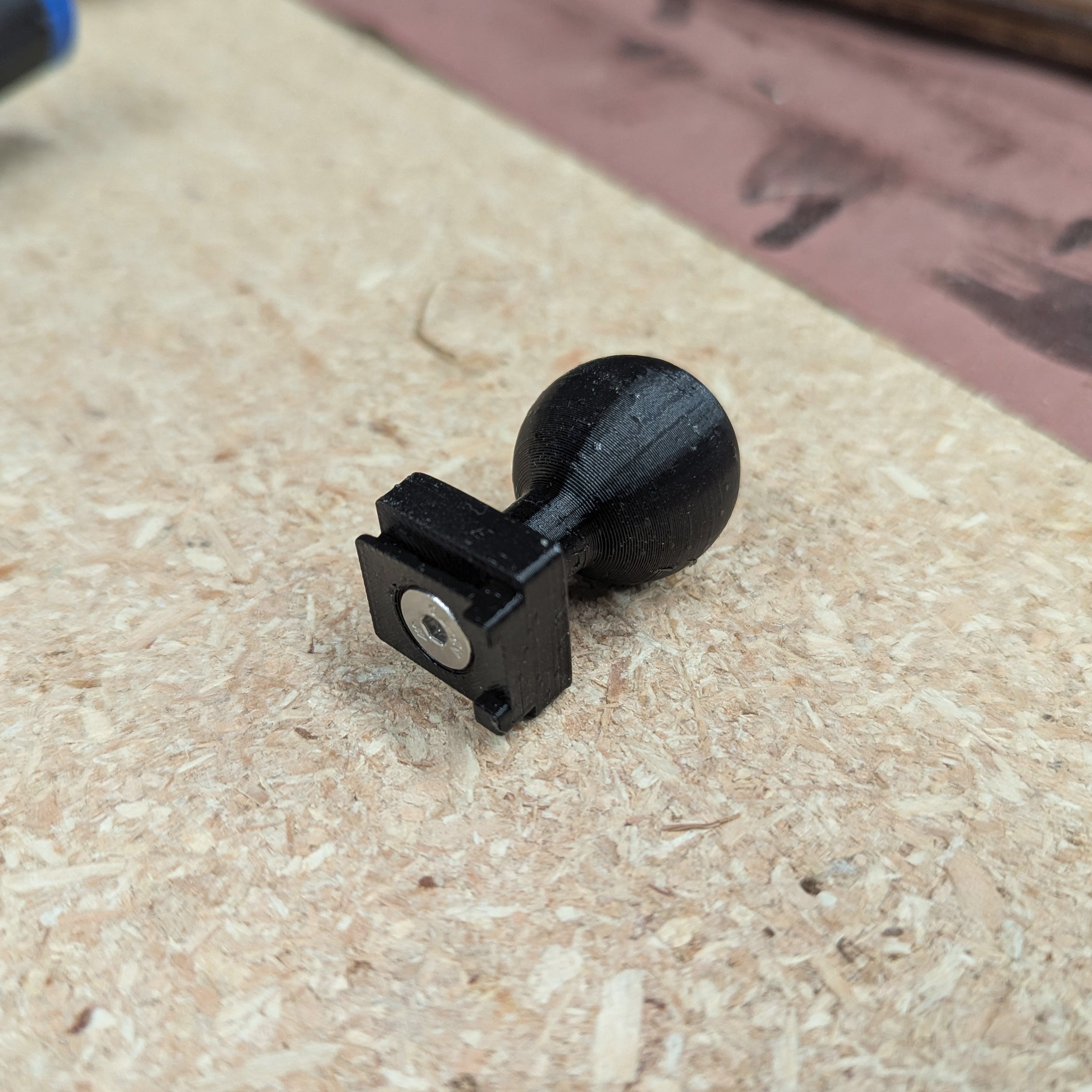 Paramotor Phone and Radio Rail Mount