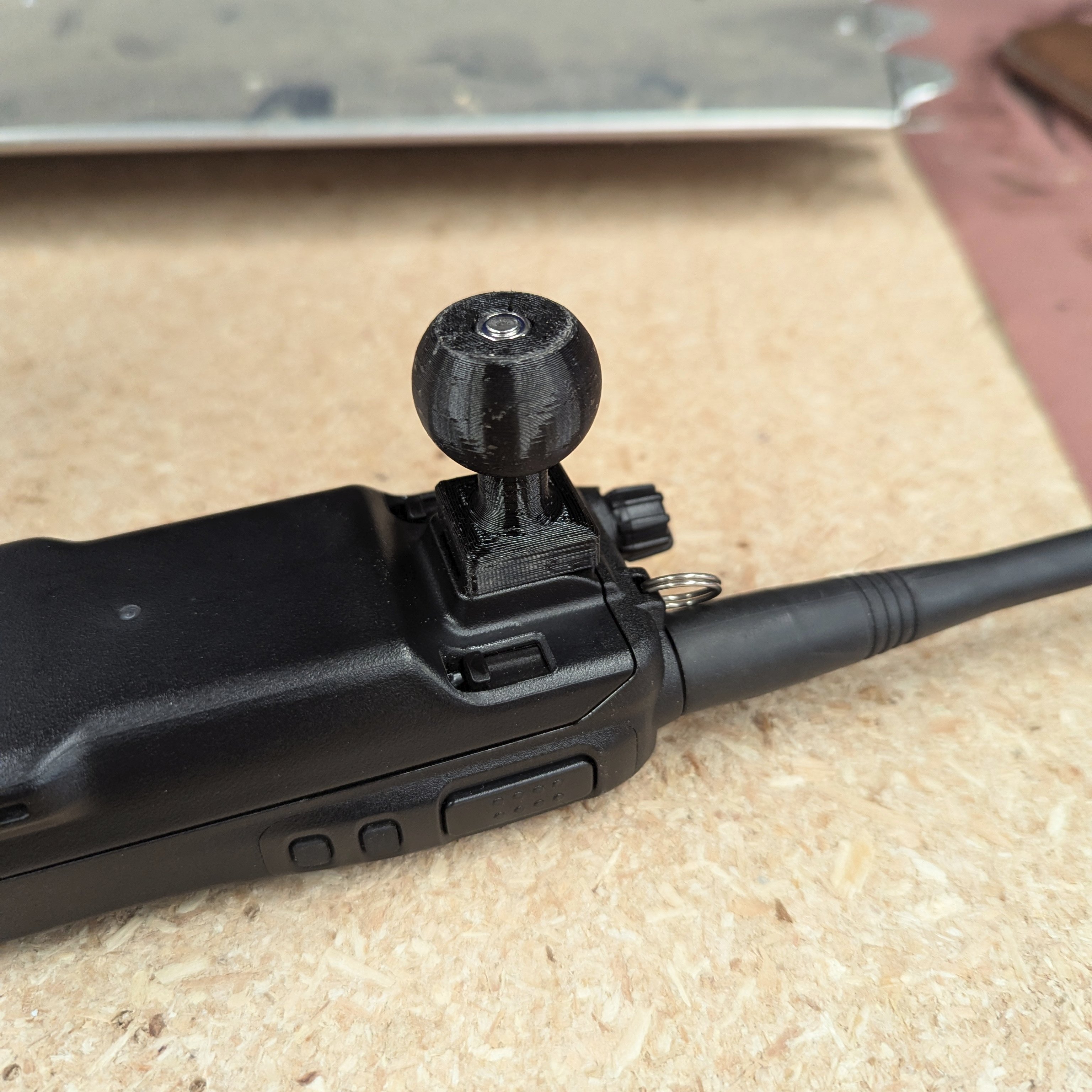 Paramotor Phone and Radio Rail Mount