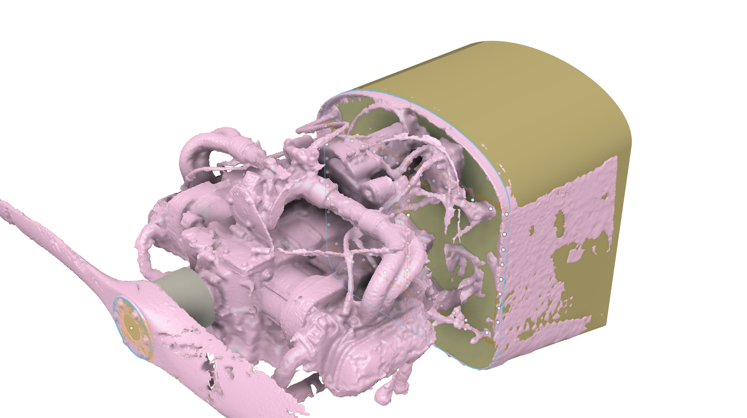 Aircraft Cowl Using Photogrammetry