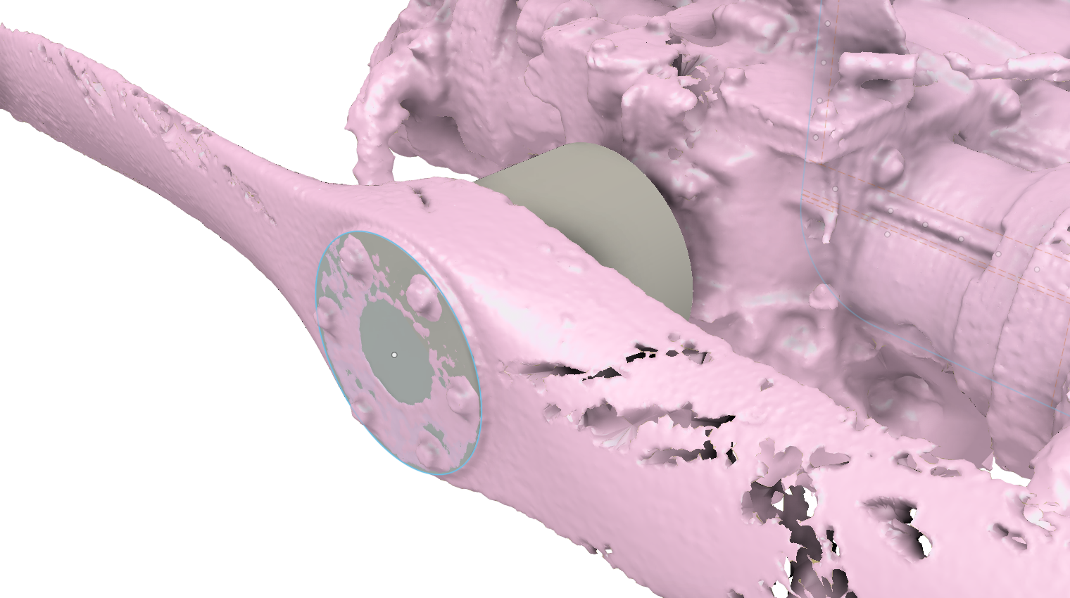 Aircraft Cowl Using Photogrammetry