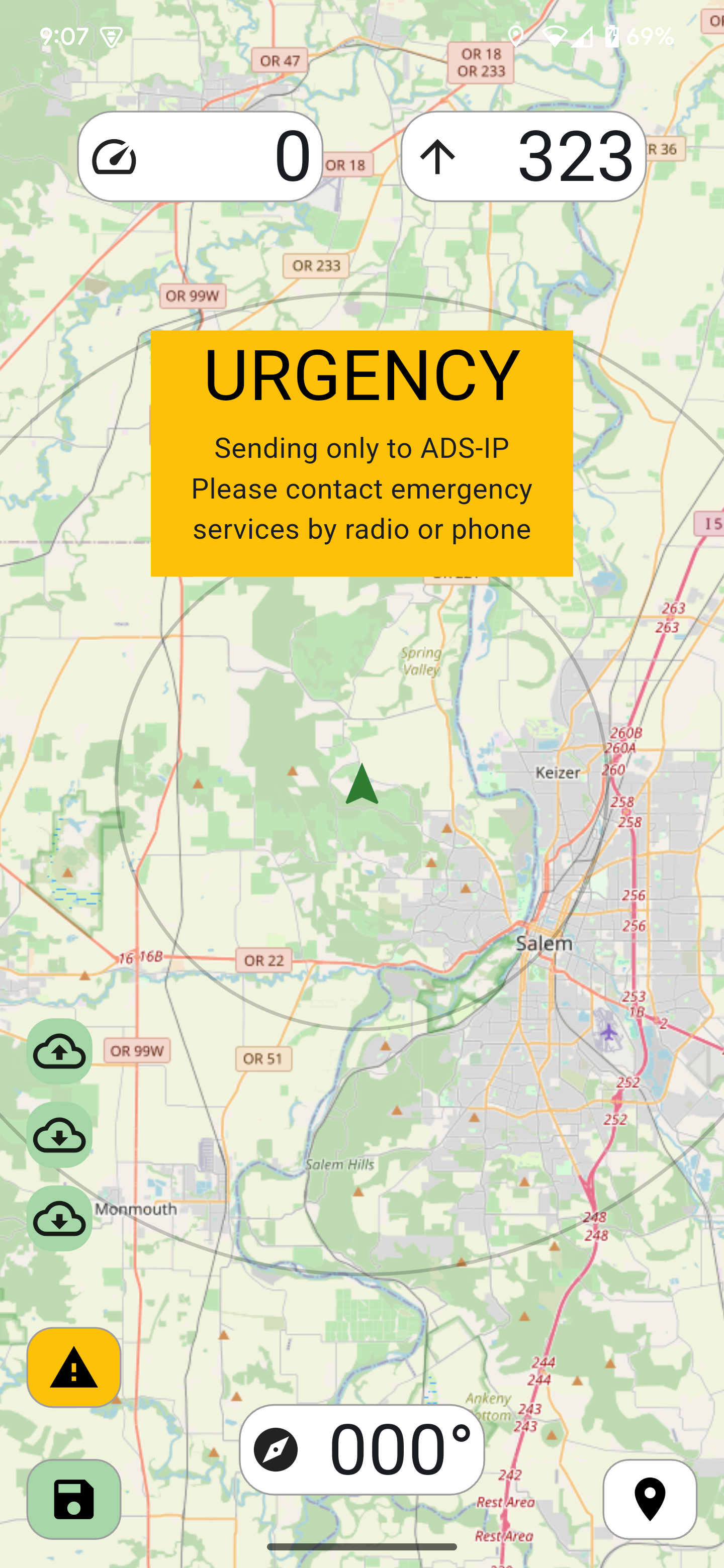 SimpleFly flight navigation app screenshot