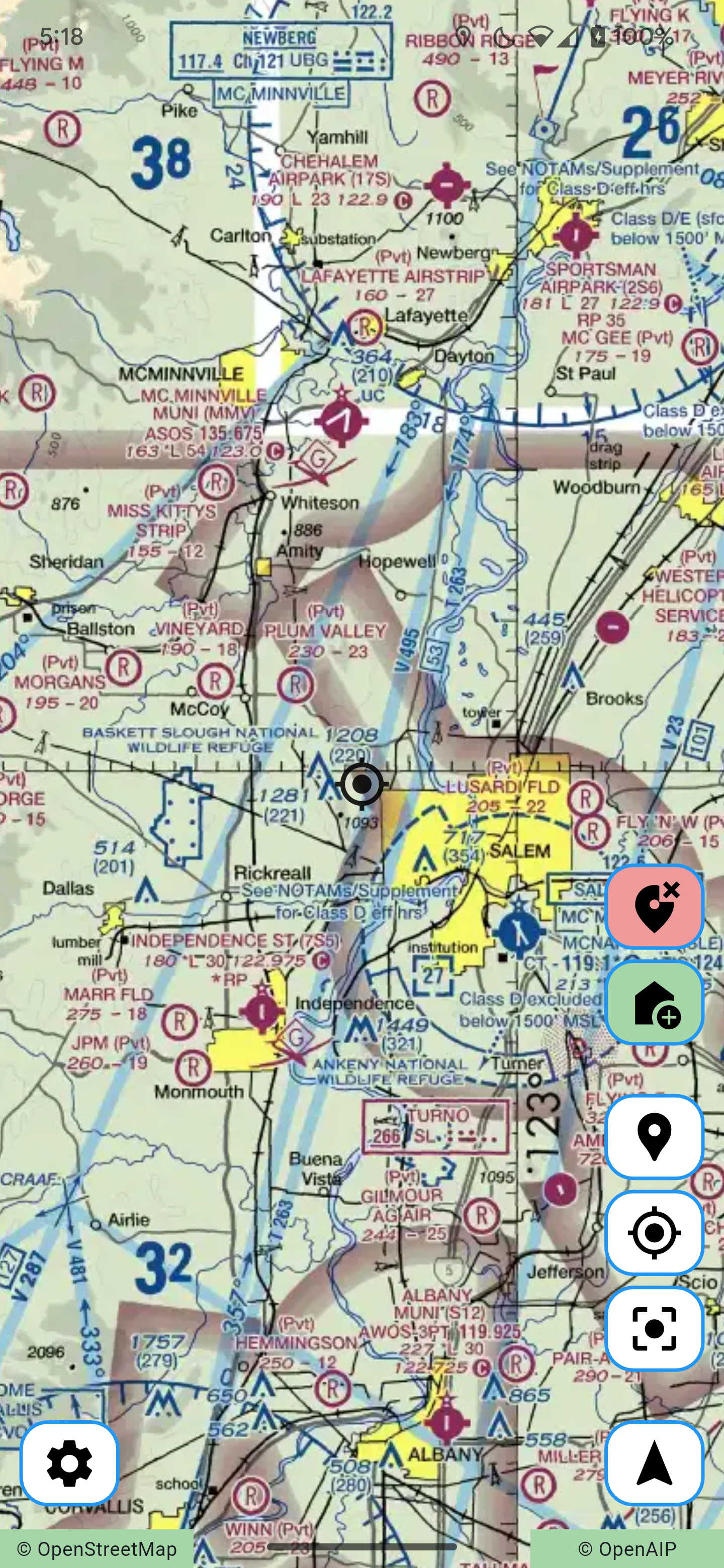 SimpleFly flight navigation app screenshot